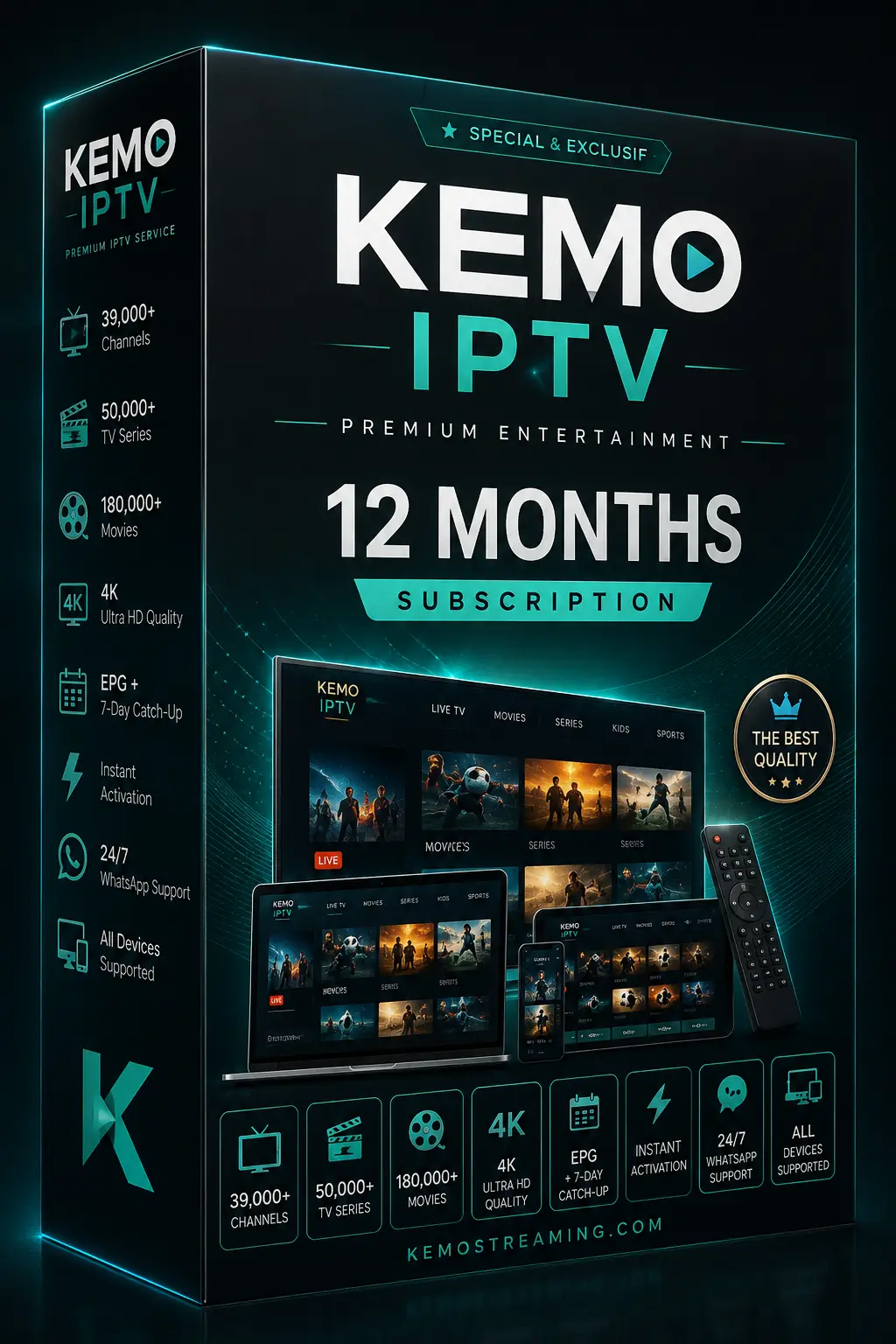 12-Month IPTV